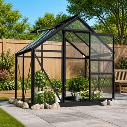 36 pcs Durable Tempered Glass Panels for Greenhouses