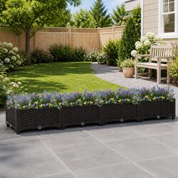 Durable Raised Garden Bed Planter for Outdoor Gardening