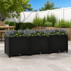 Sturdy Raised Garden Bed Planter 120x40x38 cm
