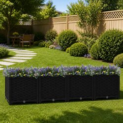 Sturdy Raised Garden Bed Planter Box for Outdoor Use
