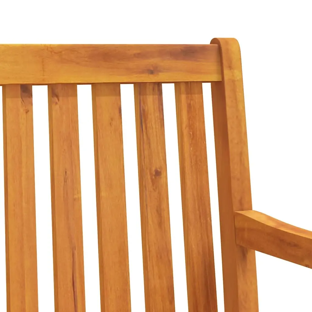 Outdoor Garden Bench Solid Acacia Wood 180cm Brown