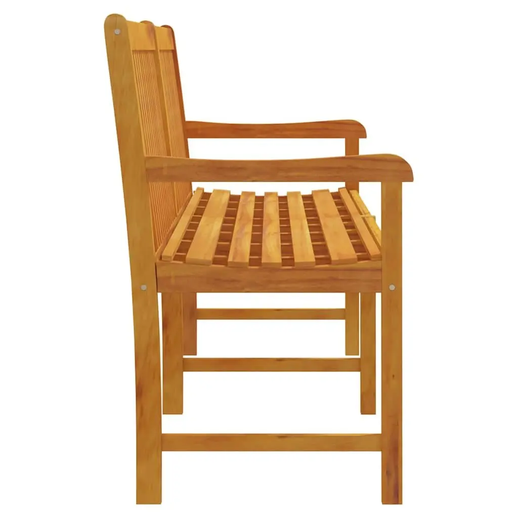 Outdoor Garden Bench 219cm Acacia Wood with Backrest