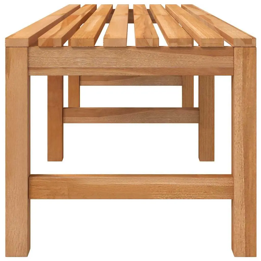 Outdoor Garden Bench 150cm Teak Wood Seating Furniture Patio Deck Backyard