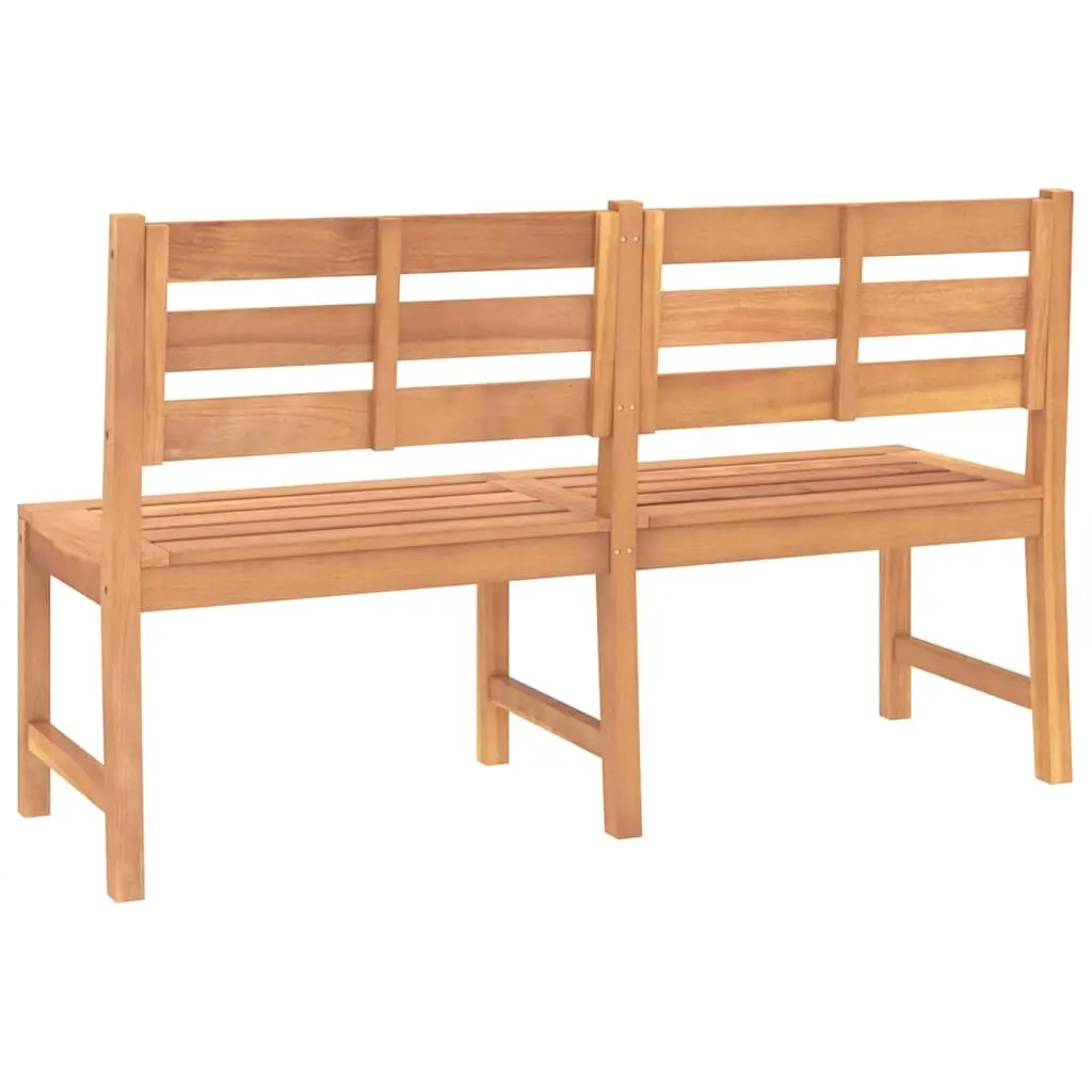 Garden Bench Teak Wood 150cm Brown