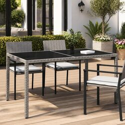High-Quality Garden Table 150x90x75 cm for Outdoor Use
