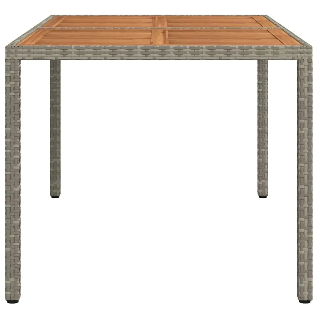 Grey Garden Table 150x90x75cm Outdoor Dining