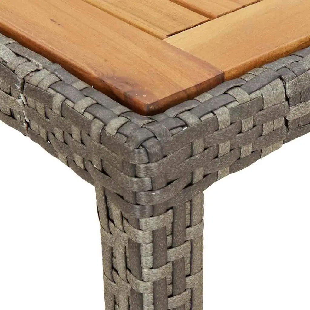 Grey Garden Table 150x90x75cm Outdoor Dining