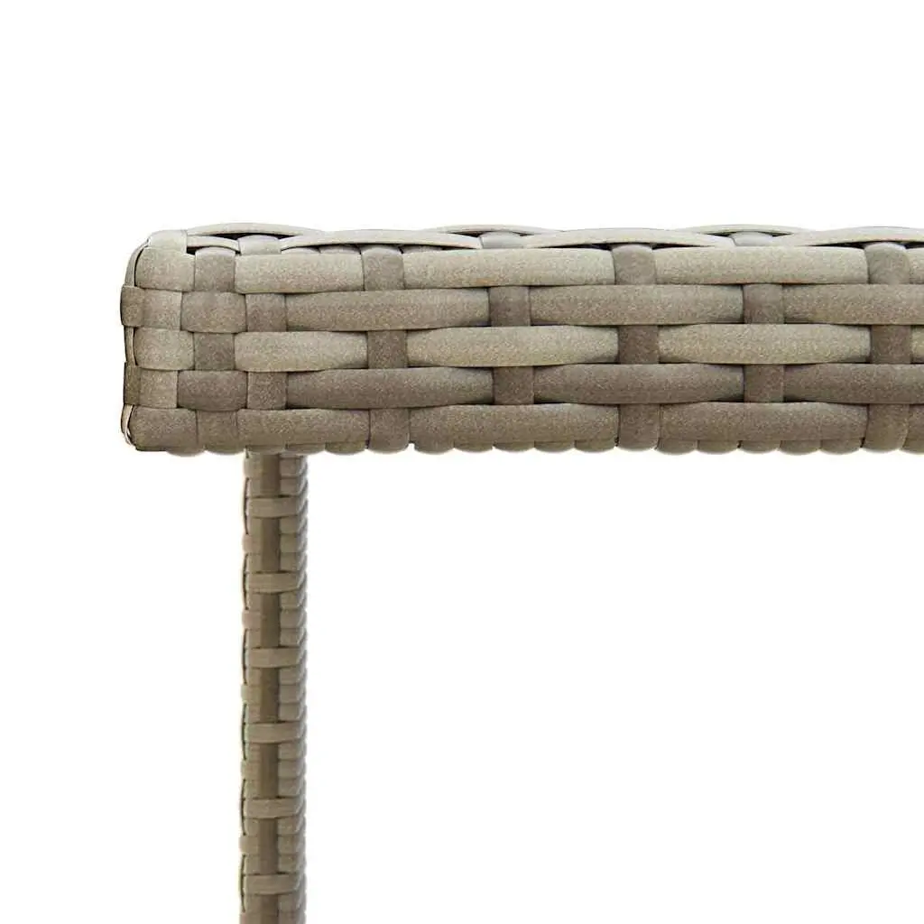 Grey Garden Dining Table 109x107x74cm Rattan