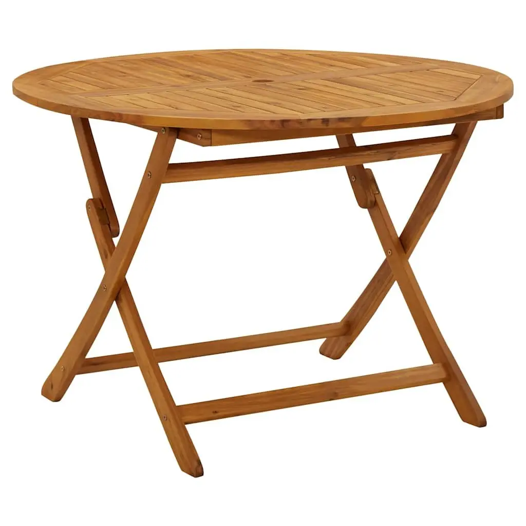 Folding Garden Table 110 cm in Brown