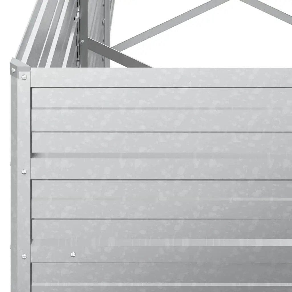 Galvanized Steel Raised Bed for Gardens 320x40x45 cm