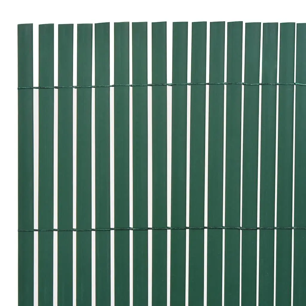 Garden Fence Panel Weather-Resistant PVC 90x400cm Green
