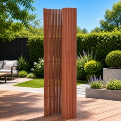 High-Quality Double-Sided Garden Fence Panel 110x400 cm