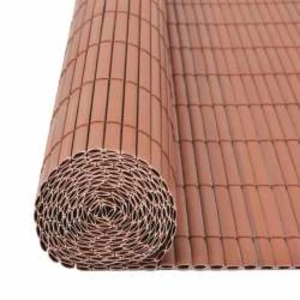 Double-Sided Garden Fence Panel 110x400 cm