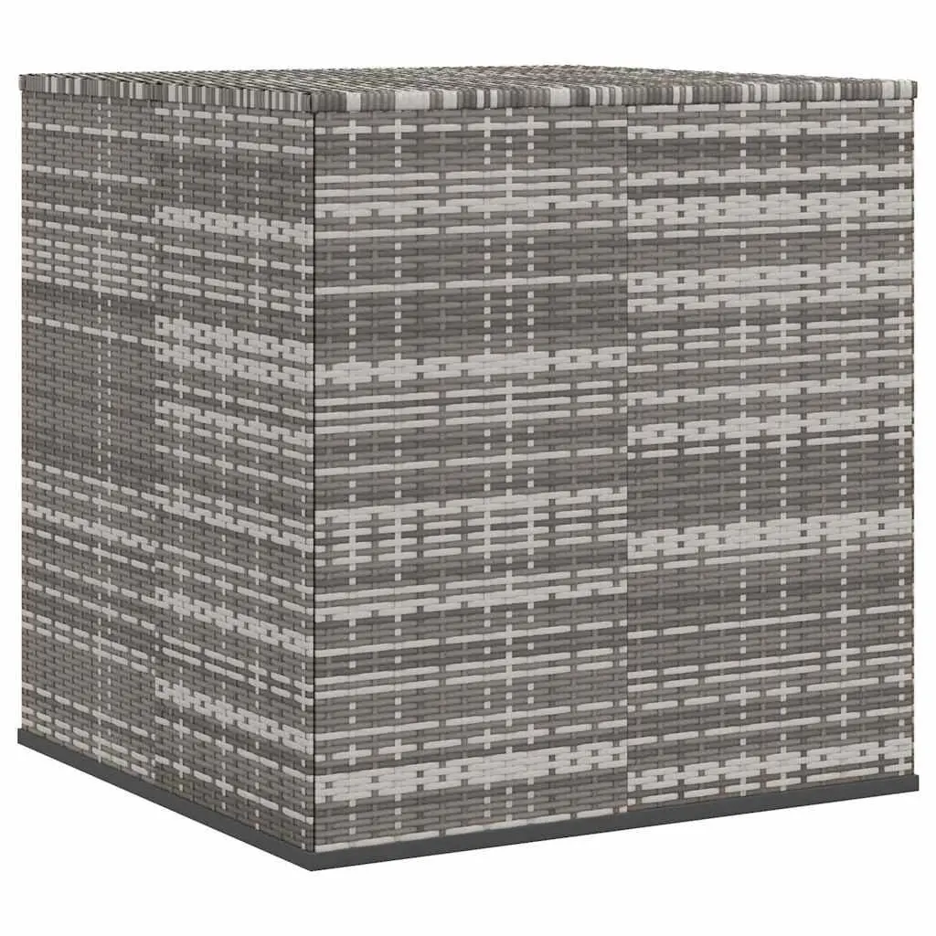 PE Rattan Garden Storage Box 100x97.5x104cm Grey