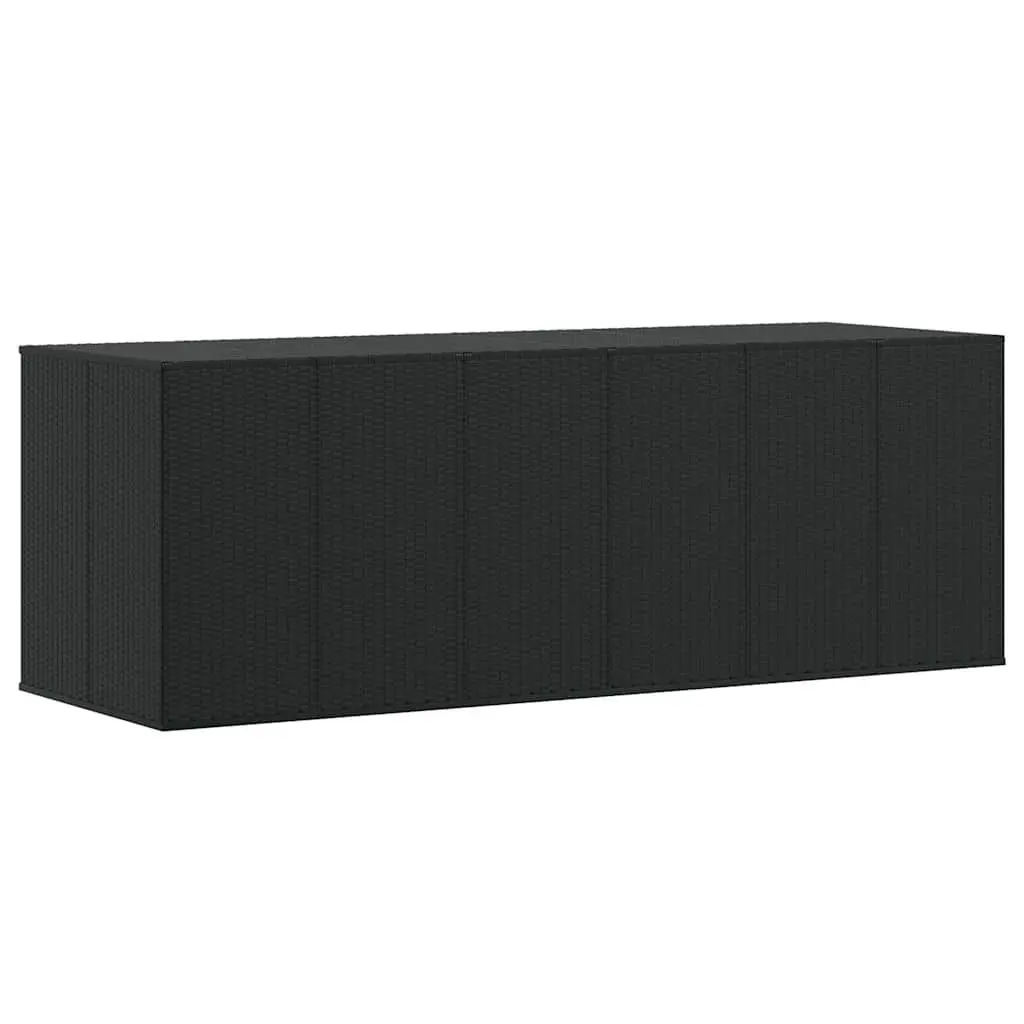 PE Rattan Garden Cushion Storage Box