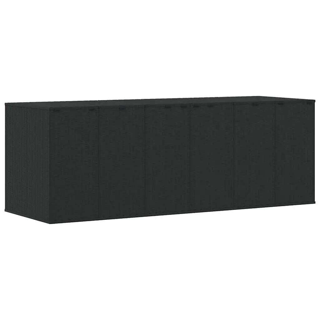 PE Rattan Garden Cushion Storage Box