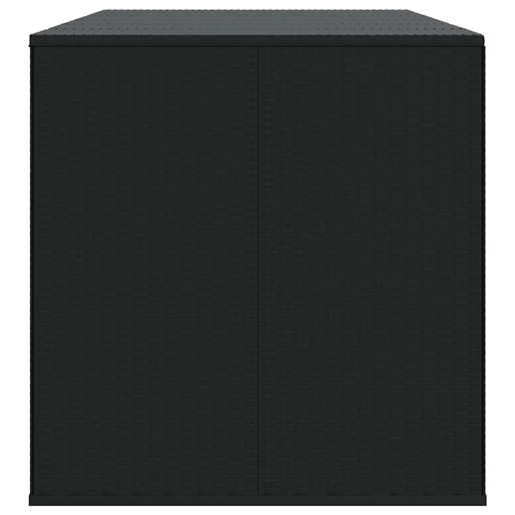 PE Rattan Garden Cushion Storage Box