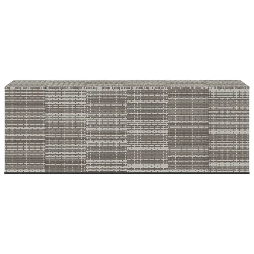Garden Storage Box with PE Rattan Finish