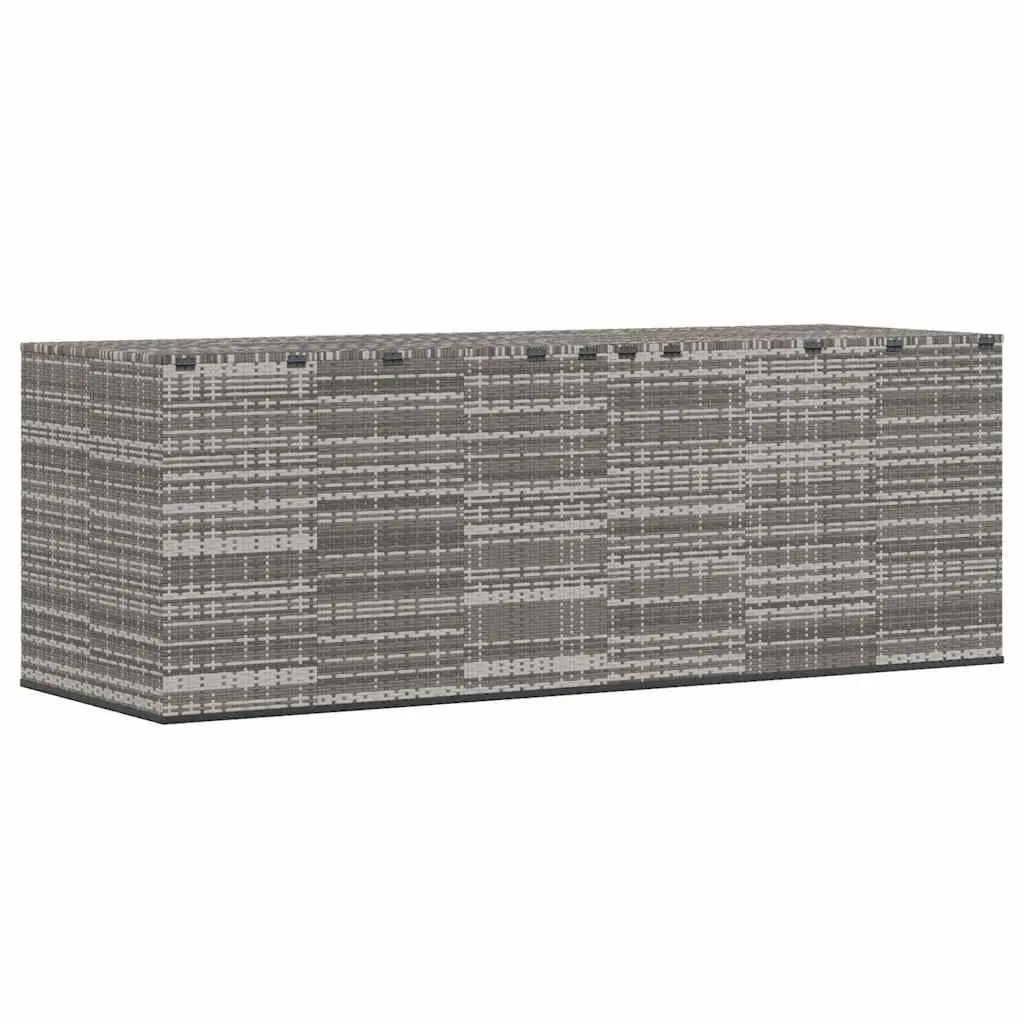 Garden Storage Box with PE Rattan Finish