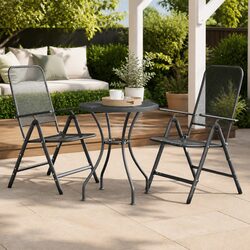 Durable Round Garden Dining Table Ø60cm Anthracite