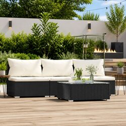 Stylish 4-Piece Garden Lounge Set for Outdoor Relaxation