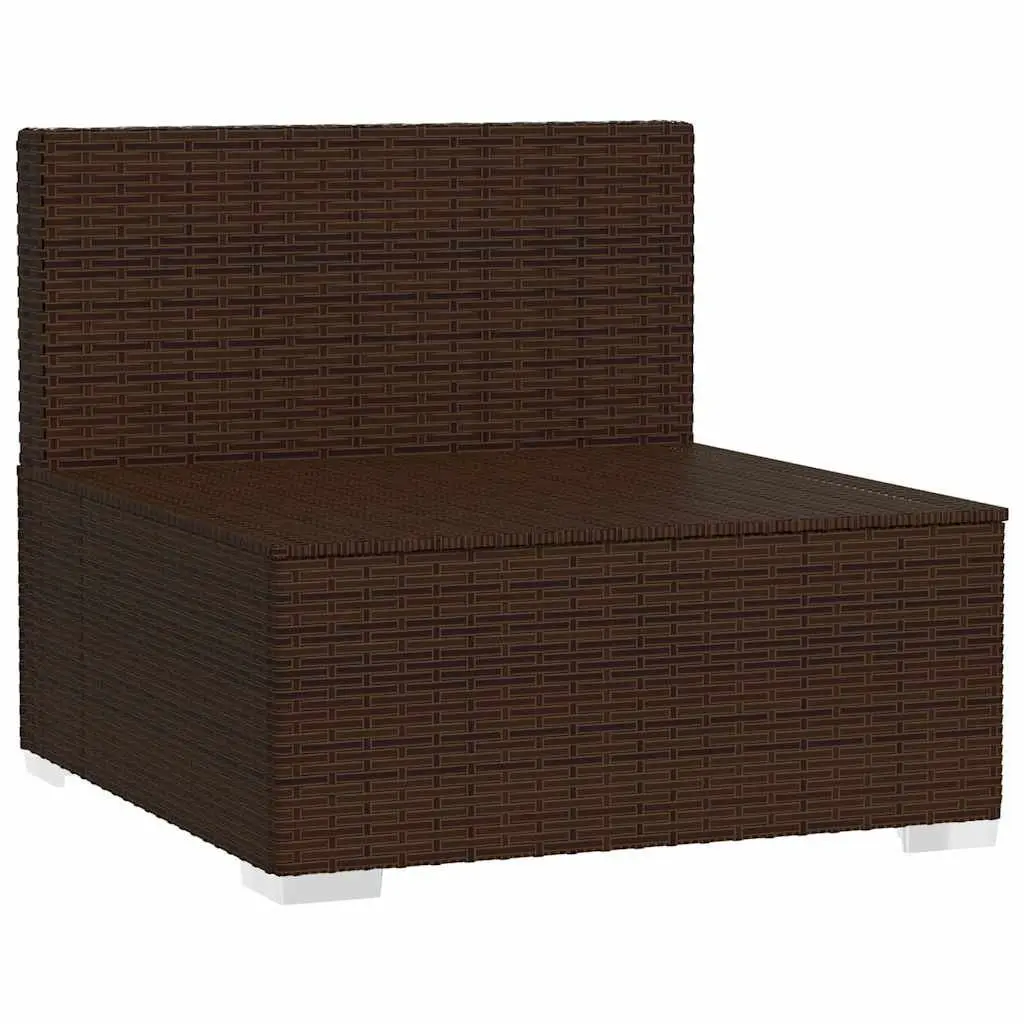 Outdoor Garden Sectional Middle Sofa with Cushions