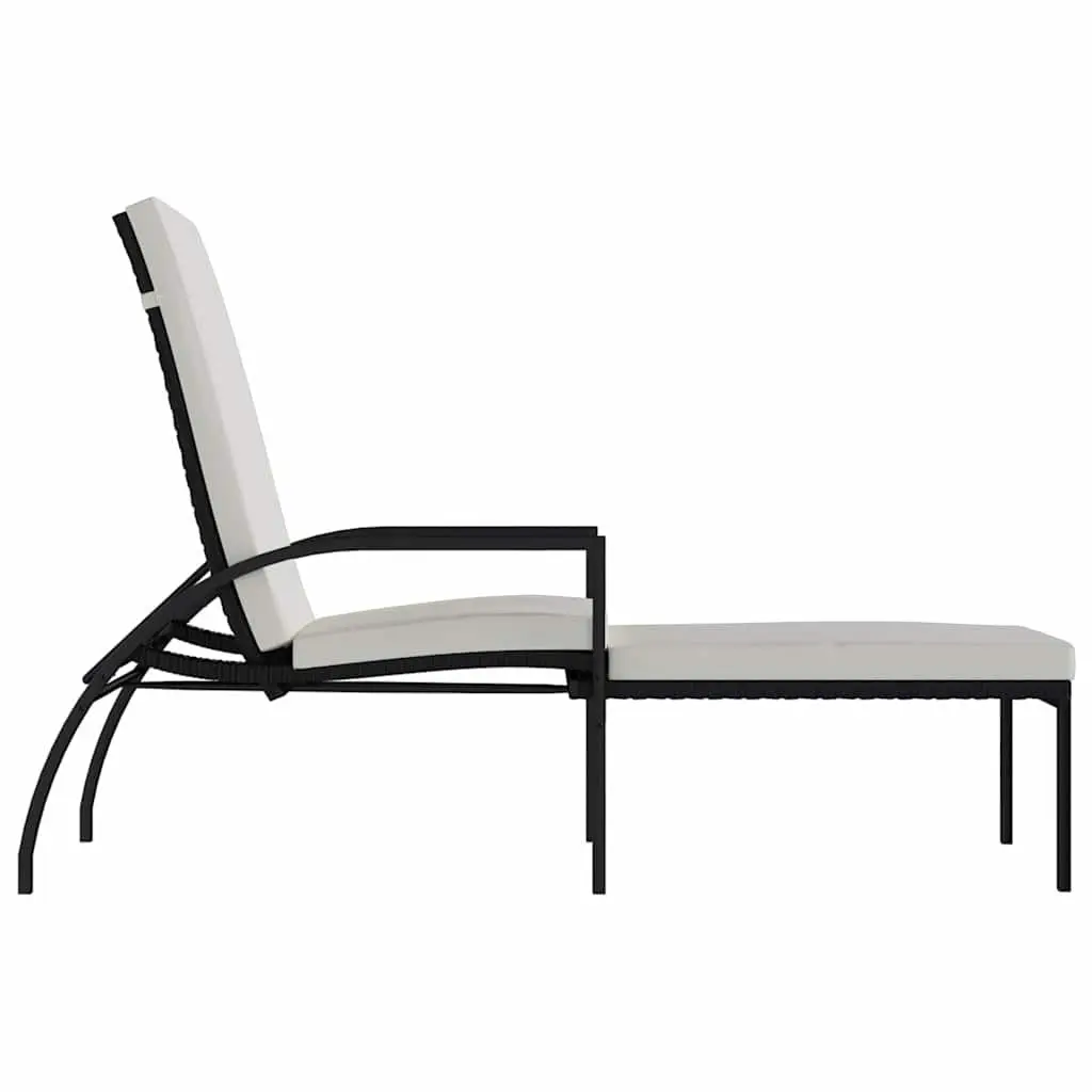 Sun Loungers 2pc with Footrest Adjustable Backrest Outdoor Patio Garden Relaxing