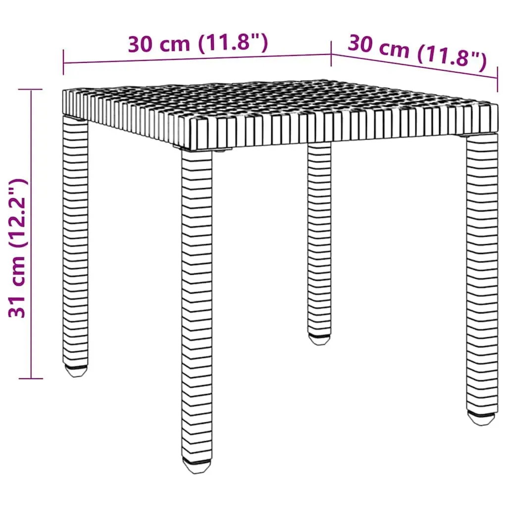 Sun Lounger with Integrated Side Table Set