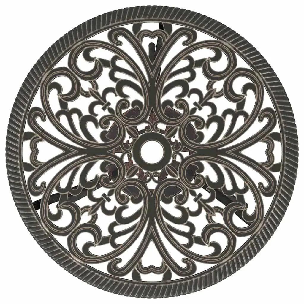 Cast Metal 3 Piece Bistro Set for Outdoor Spaces
