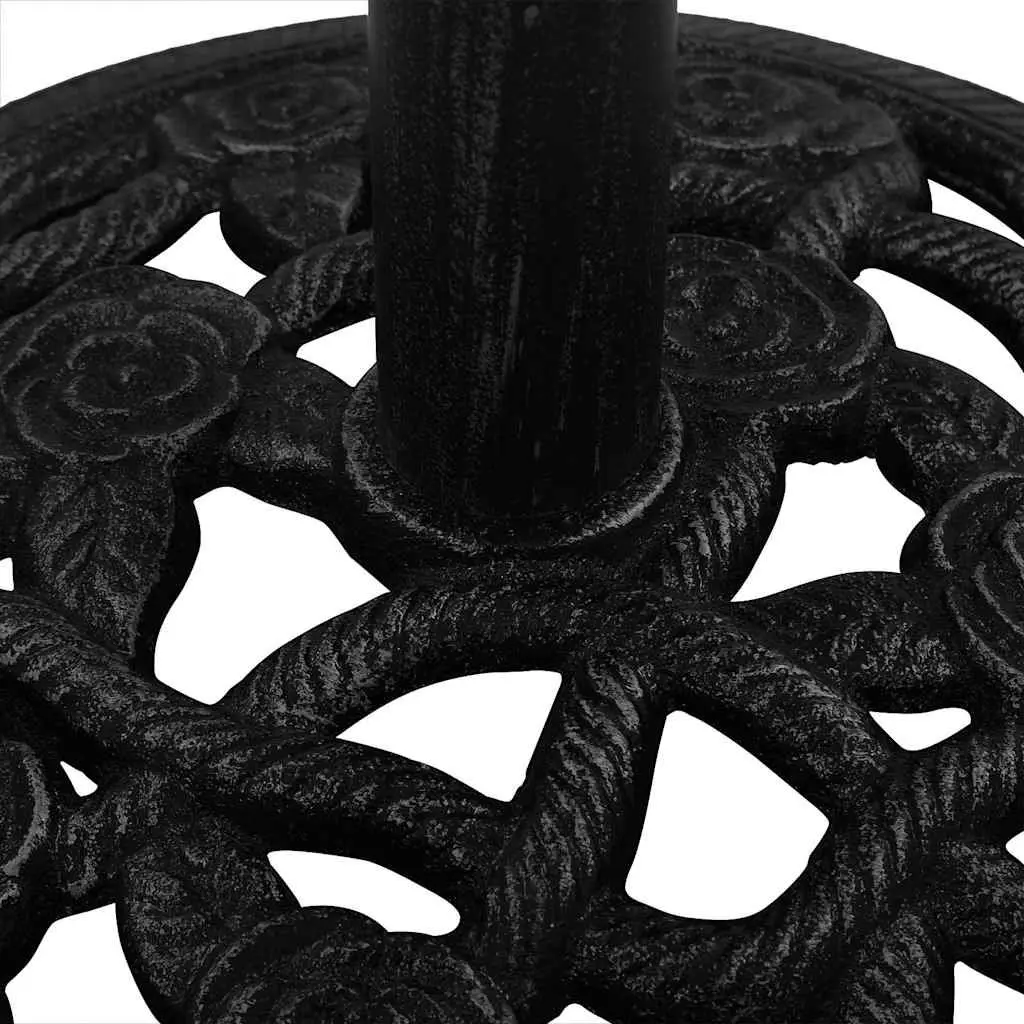 Cast Iron Black Umbrella Base 40x40x32 cm Outdoor Stand