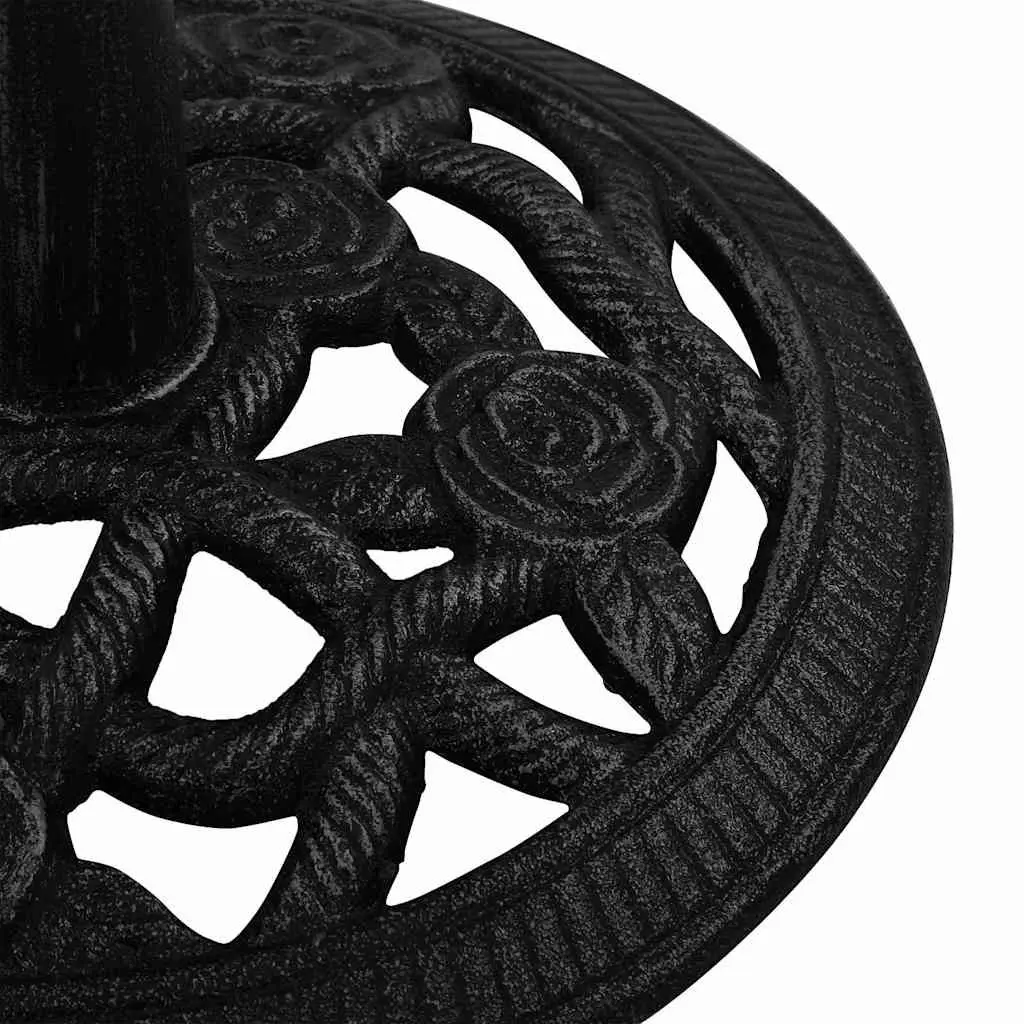 Cast Iron Black Umbrella Base 40x40x32 cm Outdoor Stand
