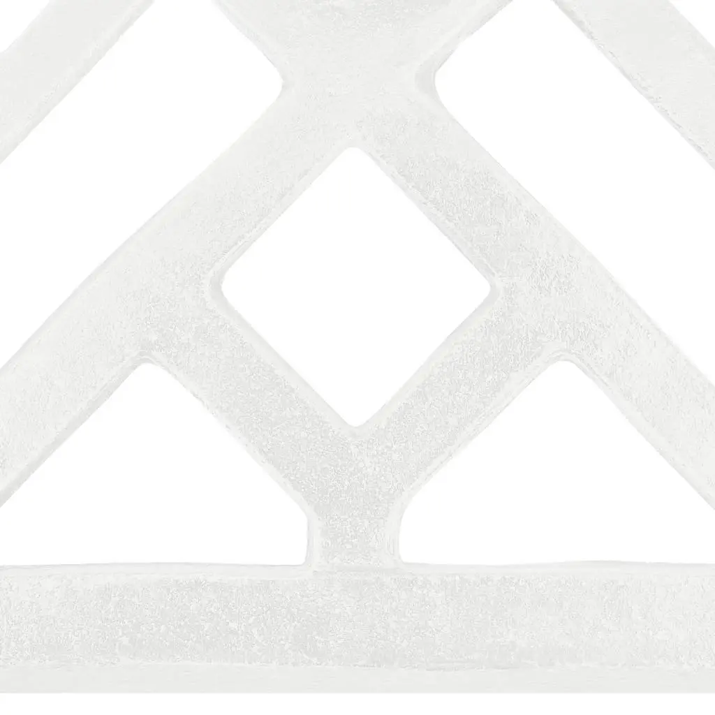 Heavy Duty White Cast Iron Umbrella Base 44x44x31cm