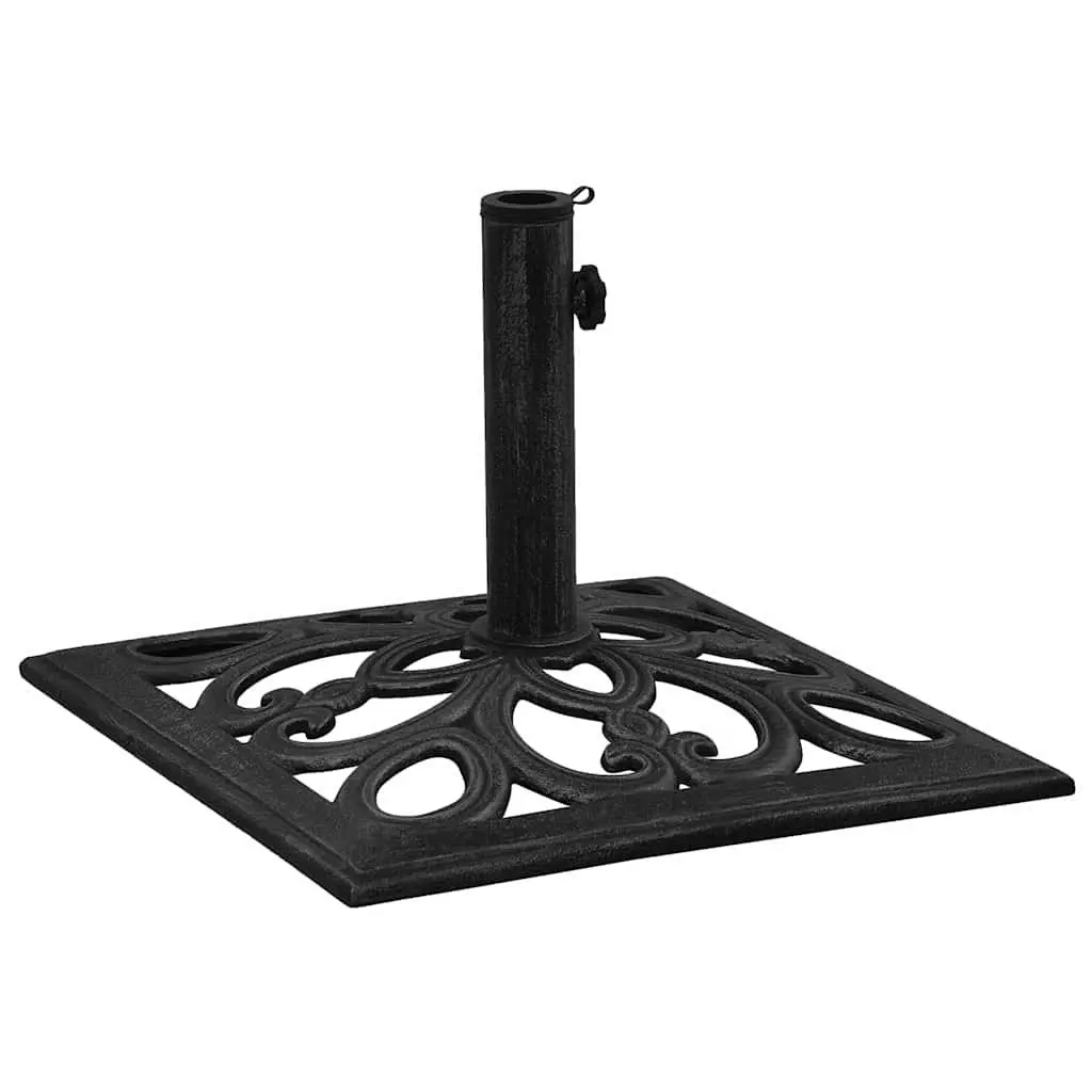 Umbrella Base Cast Iron Black Outdoor Garden Patio Stand Heavy Duty