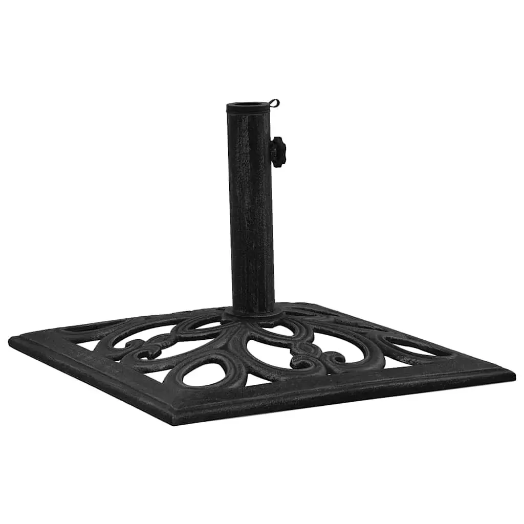 Umbrella Base Cast Iron Black Outdoor Garden Patio Stand Heavy Duty
