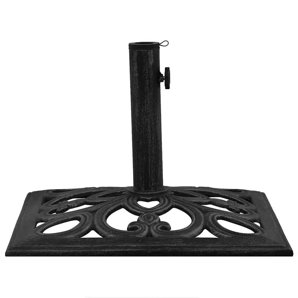 Umbrella Base Cast Iron Black Outdoor Garden Patio Stand Heavy Duty