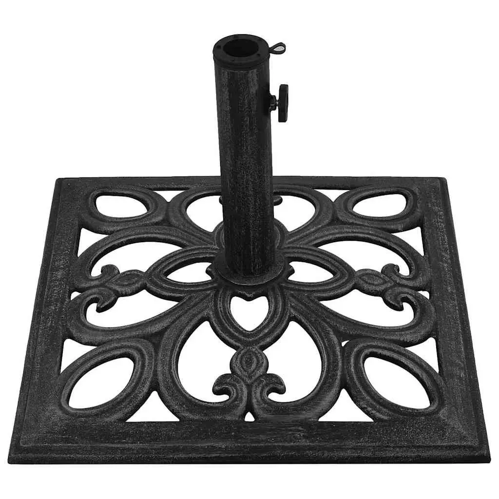 Umbrella Base Cast Iron Black Outdoor Garden Patio Stand Heavy Duty