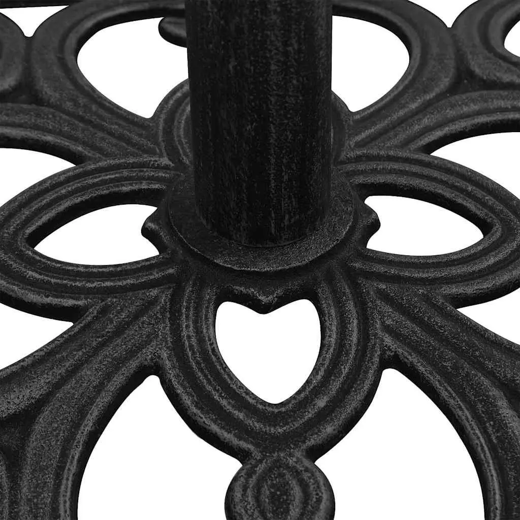 Umbrella Base Cast Iron Black Outdoor Garden Patio Stand Heavy Duty