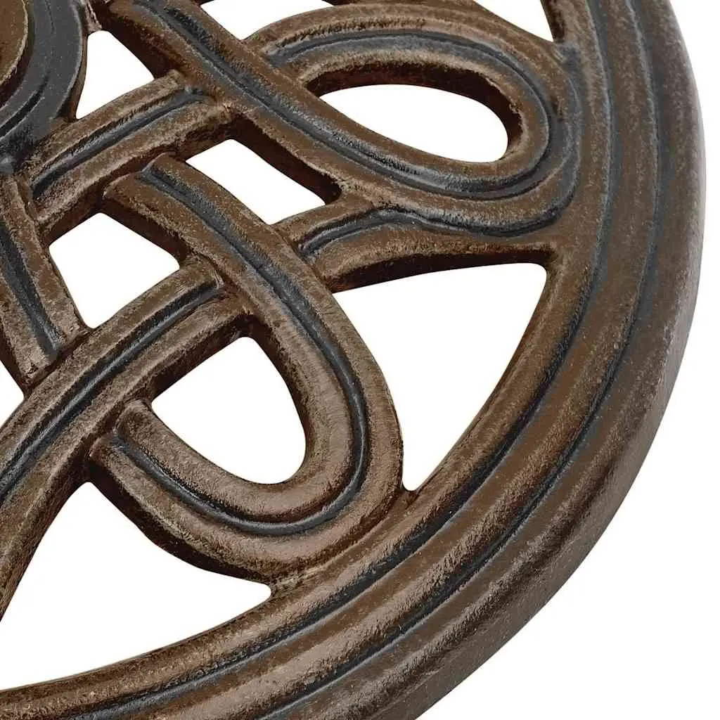 Umbrella Base Cast Iron 40cm Brown