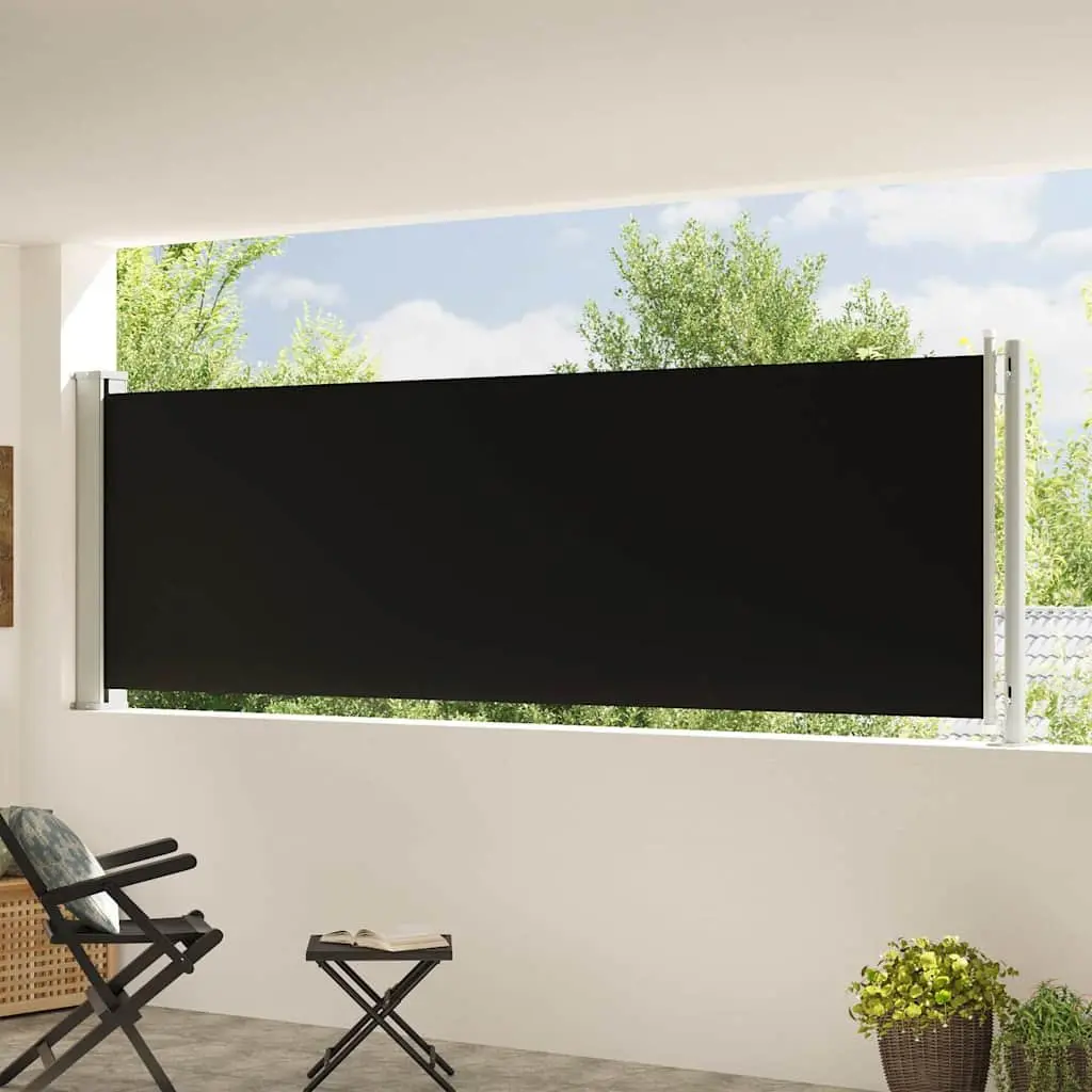 Patio Retractable Side Awning 117x600cm Screen Privacy Shade Outdoor Garden