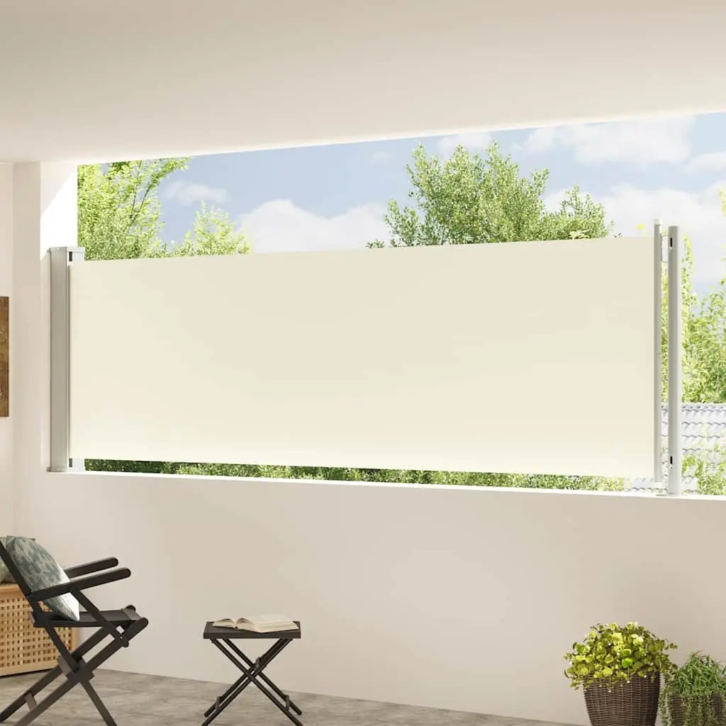 Retractable Side Awning 117x600 cm for Outdoor Privacy