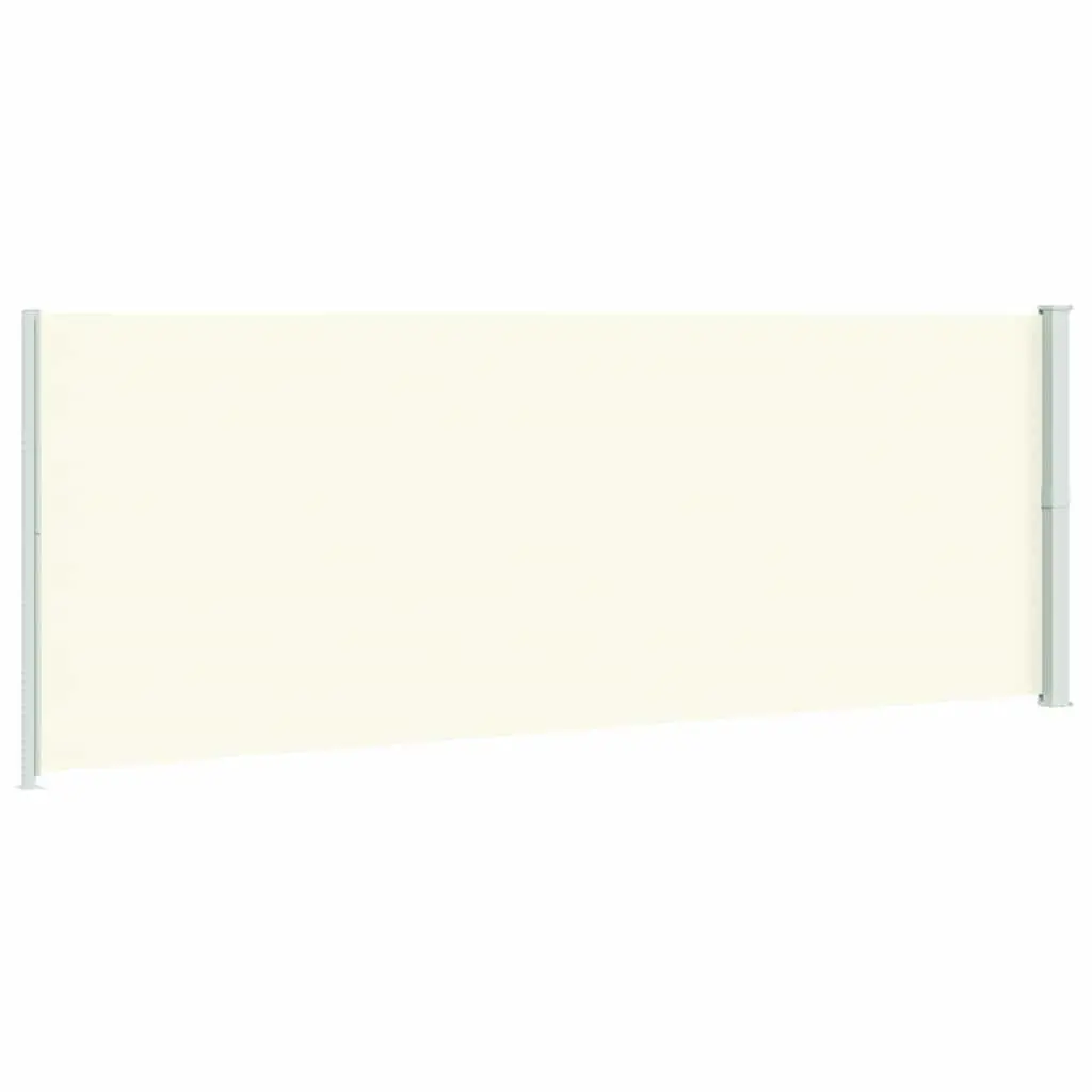 Retractable Side Awning Polyester 220x600 cm Cream