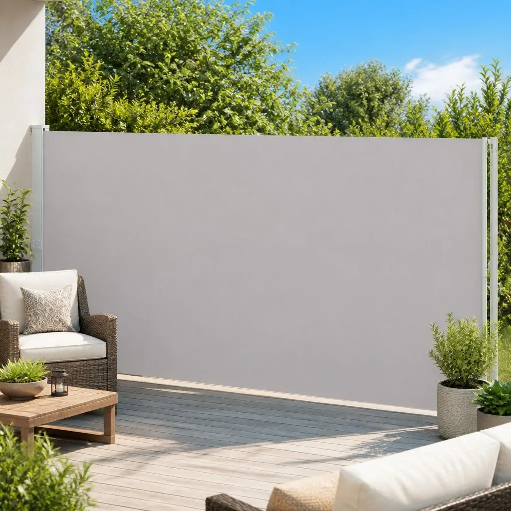 Retractable Side Awning 220x600cm for Outdoors