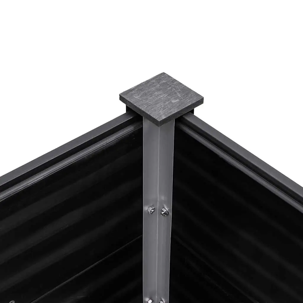 Garden Raised Bed Planter 200x50x54 cm Grey