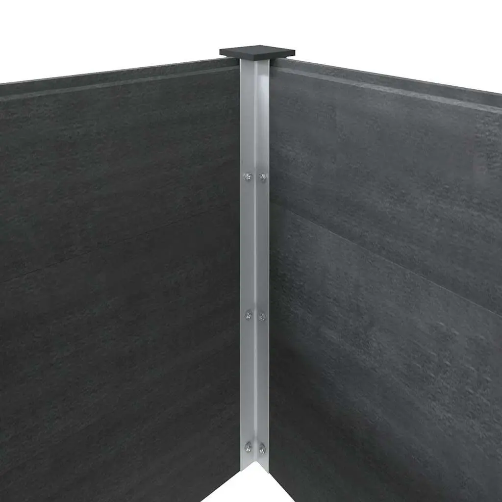 Garden Raised Bed Planter 200x50x54 cm Grey
