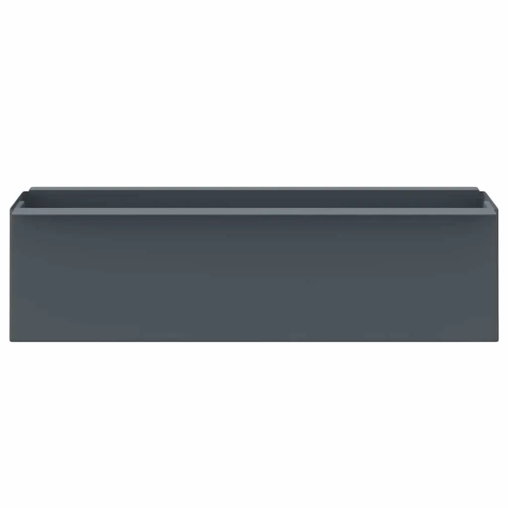 Flower Boxes for Euro Pallets 12 pcs Grey Planter Pots Garden Outdoor Indoor