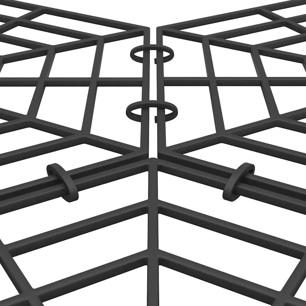 Black Modular Pond Grilles for Fish Protection