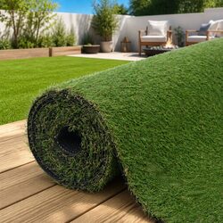 High-Quality 20mm Artificial Grass Lawn 1x8m Green