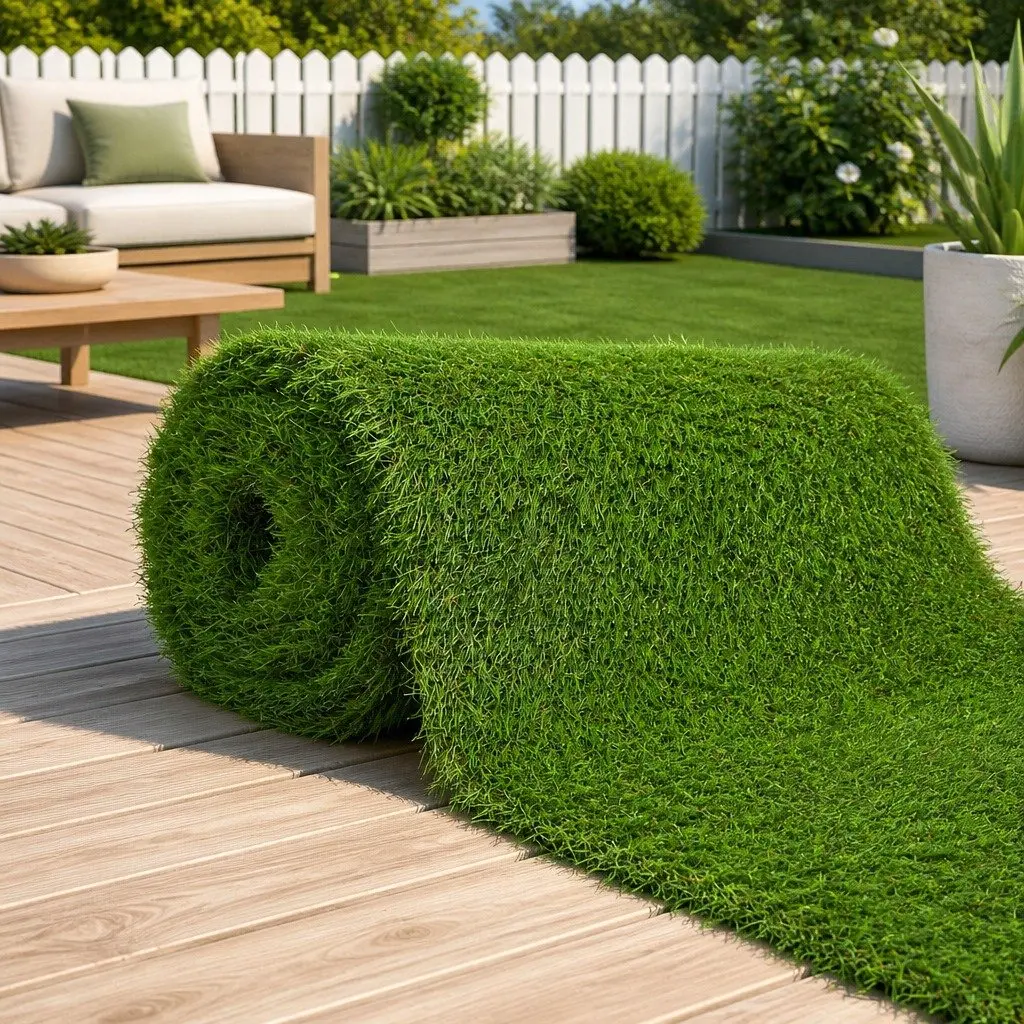 Artificial Grass 1x8m 30mm Green Lawn Turf