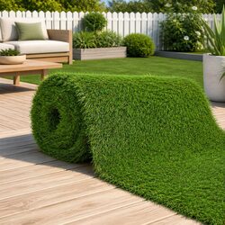 High-Quality Artificial Grass 1x8m 30mm Green Lawn Turf