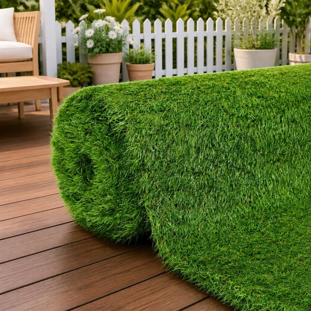 1x5m Artificial Grass Mat with 40mm Pile Height